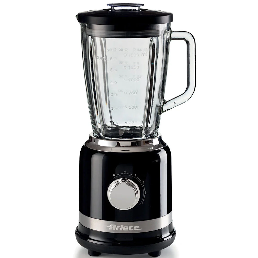 Blender With Graduated Glass Cup Black - Inhomebuy