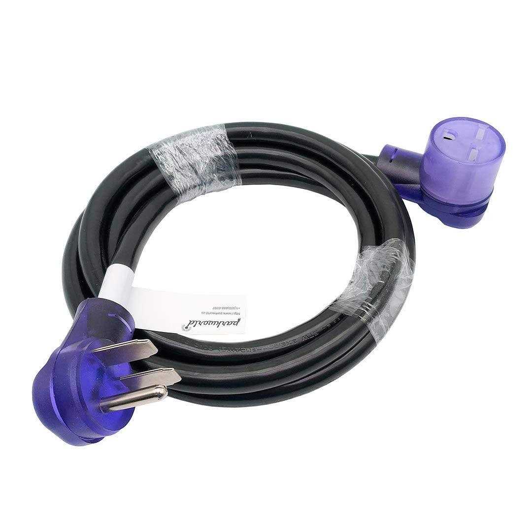 Parkworld 3 ft. 10/4 4-Wire Dryer 30 Amp 4-Prong Y Adapter Cord NEMA 14-30P Plug to 14-30R Receptacle - Inhomebuy