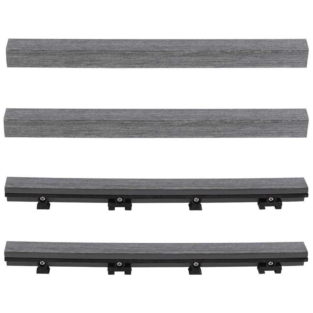 NewTechWood 1/12 ft. x 1 ft. Quick Deck Composite Deck Tile Inside Corner Trim - Inhomebuy