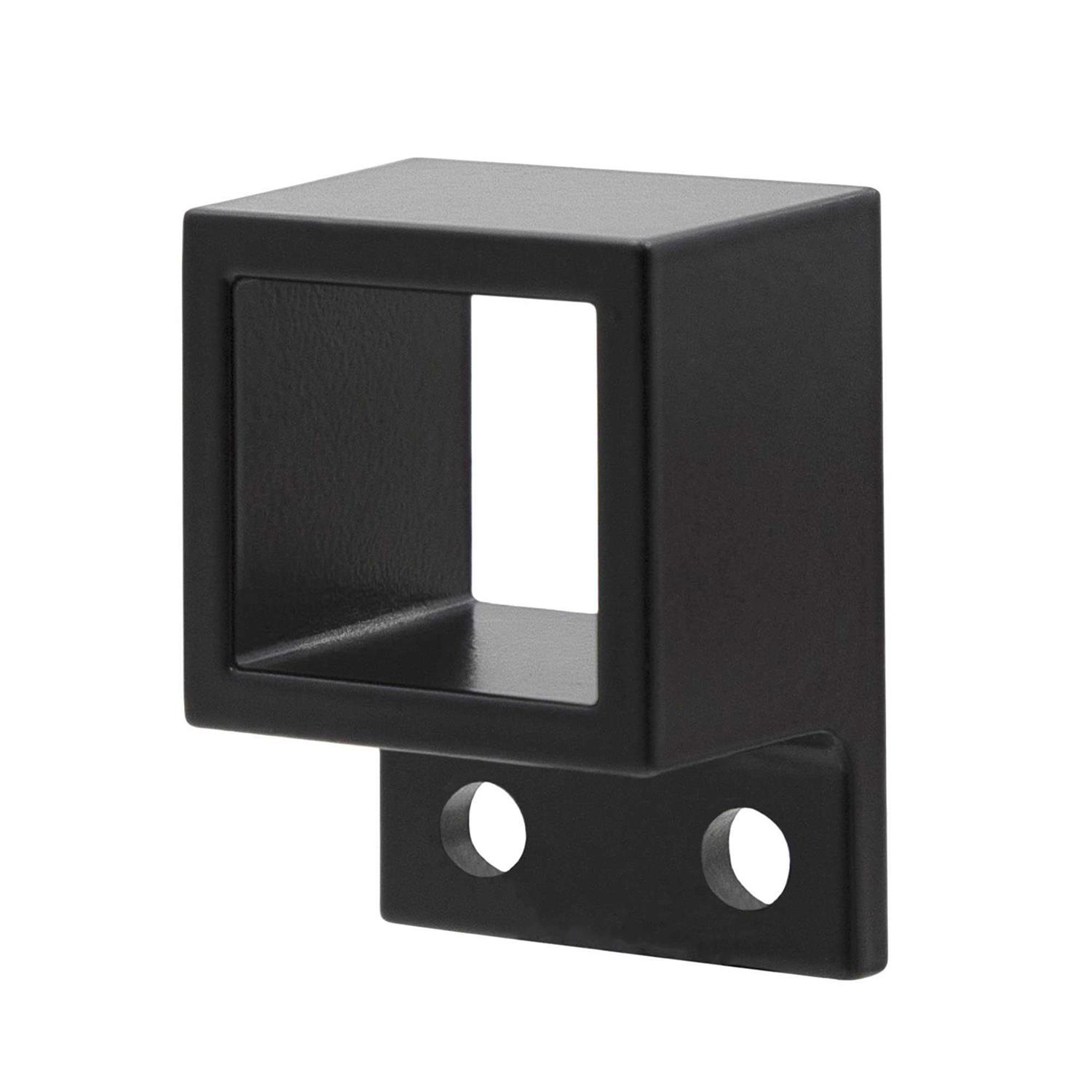 Plum Fittings Aluminum Fence Standard Wall Mount 1 x 1 Rails - Inhomebuy