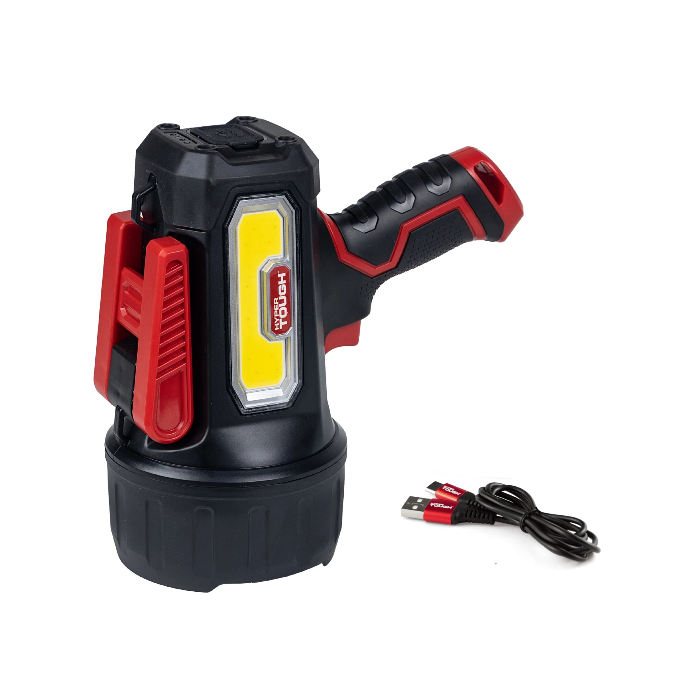 Hyper Tough 1800 Lumens Led Spotlight with Power Bank Function & Plastic Body - Inhomebuy