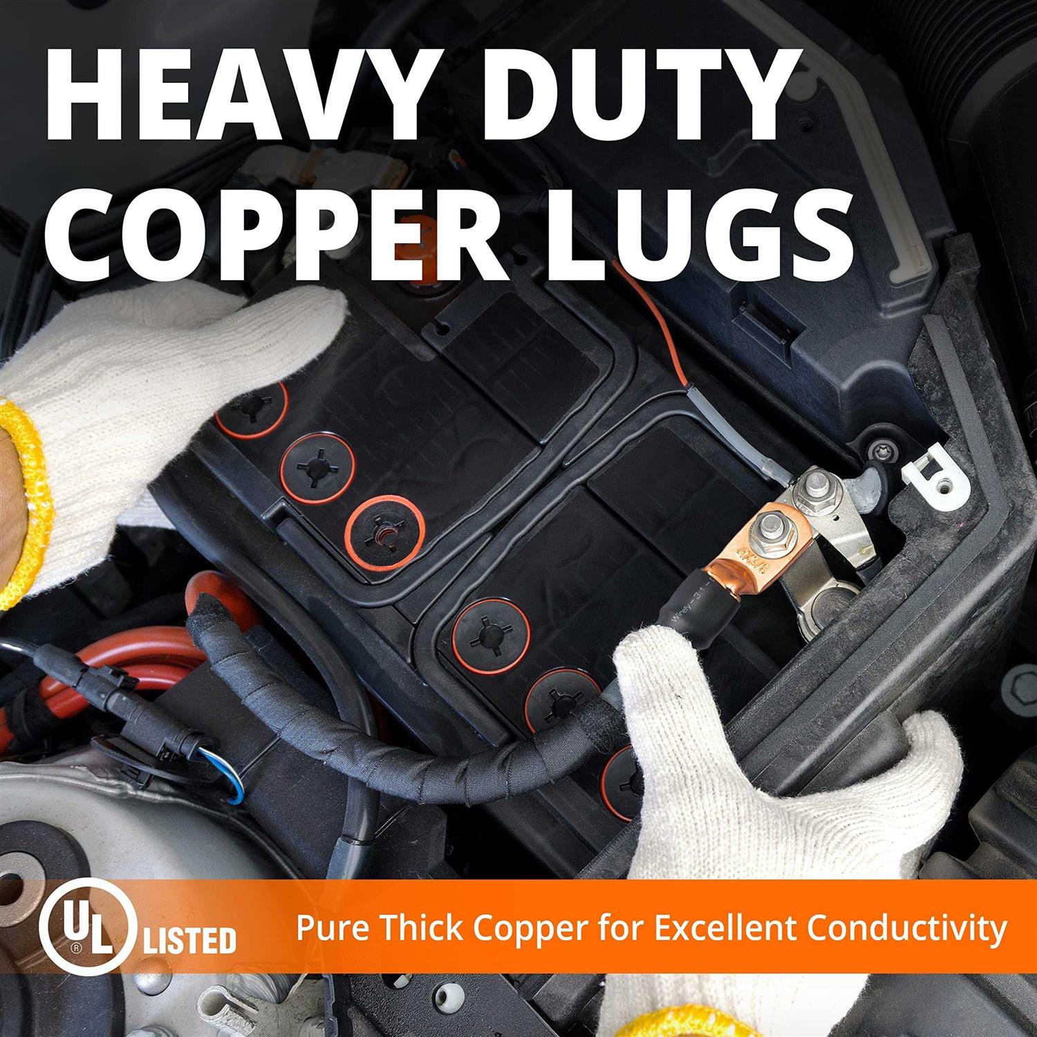 Wirefy Gauge Wire Lugs Copper Cable Lugs - Inhomebuy