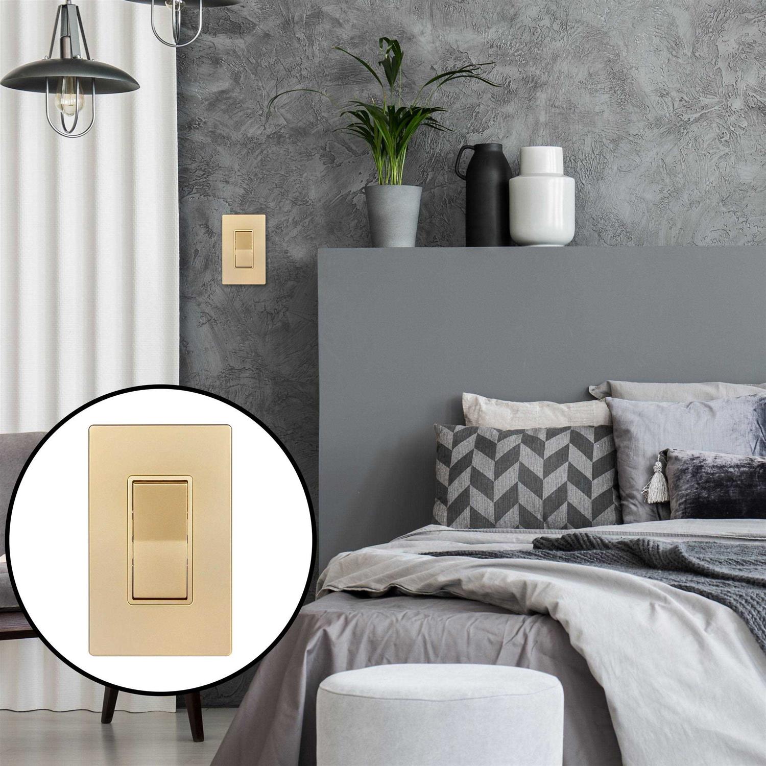 Enerlites Elite Series Decorator Receptacle Outlet Child Safe Tamper-Resistant - Inhomebuy