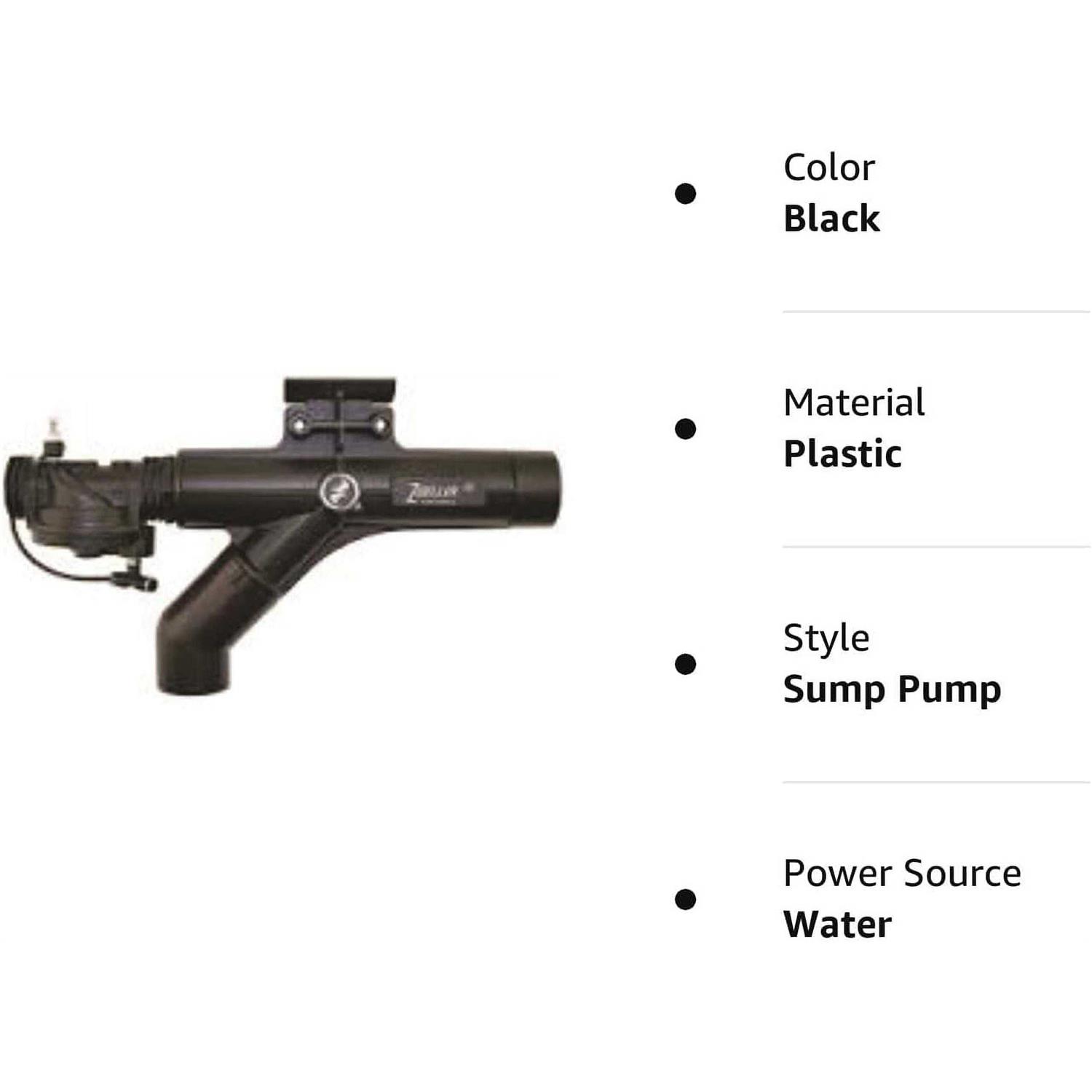 Zoeller 507-0005 Basement Sentry 12V Backup Sump Pump - Inhomebuy