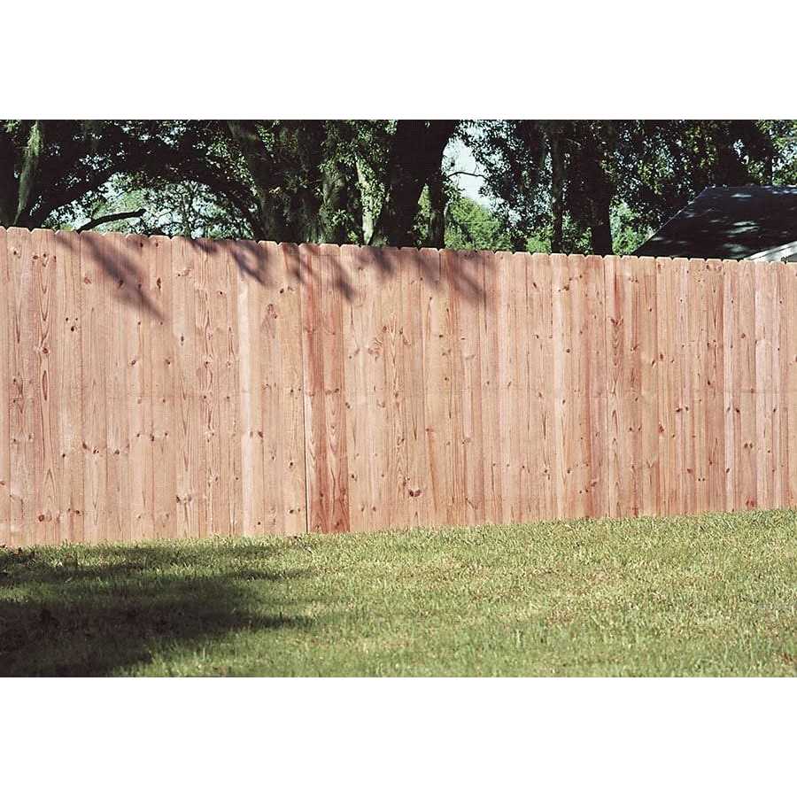 Lowe’s 5/8-in x 5-1/2-in x 6-ft Southern Yellow Pine Dog Ear Fence Picket 58606DE320CPSUN - Inhomebuy