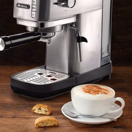 Metal Espresso Machine for Ground Coffee and Pods - Inhomebuy