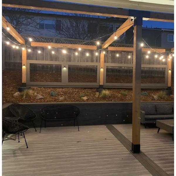 Wild Hog 36 in. x Black Metal Railing Panel - Inhomebuy