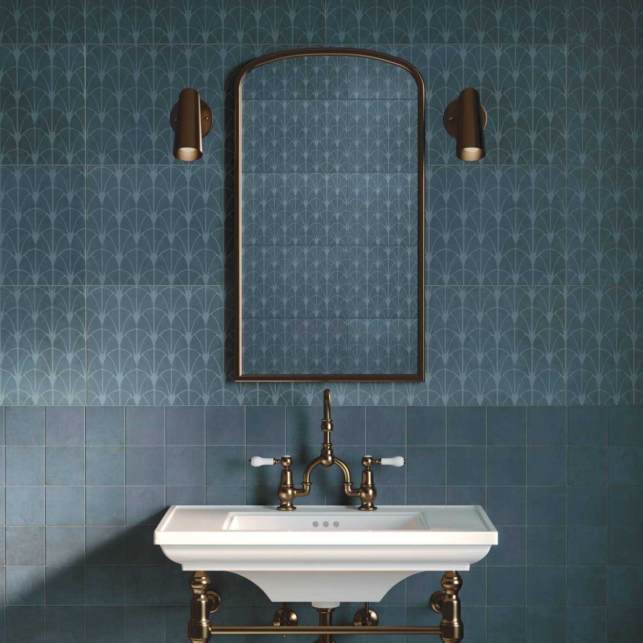 Wave 24 Porcelain Wall & Floor Tile Bedrosians - Inhomebuy