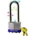 Master Lock 22D Wide Warded LAMINATED Padlock, 1.5 Inches, Steel - Inhomebuy