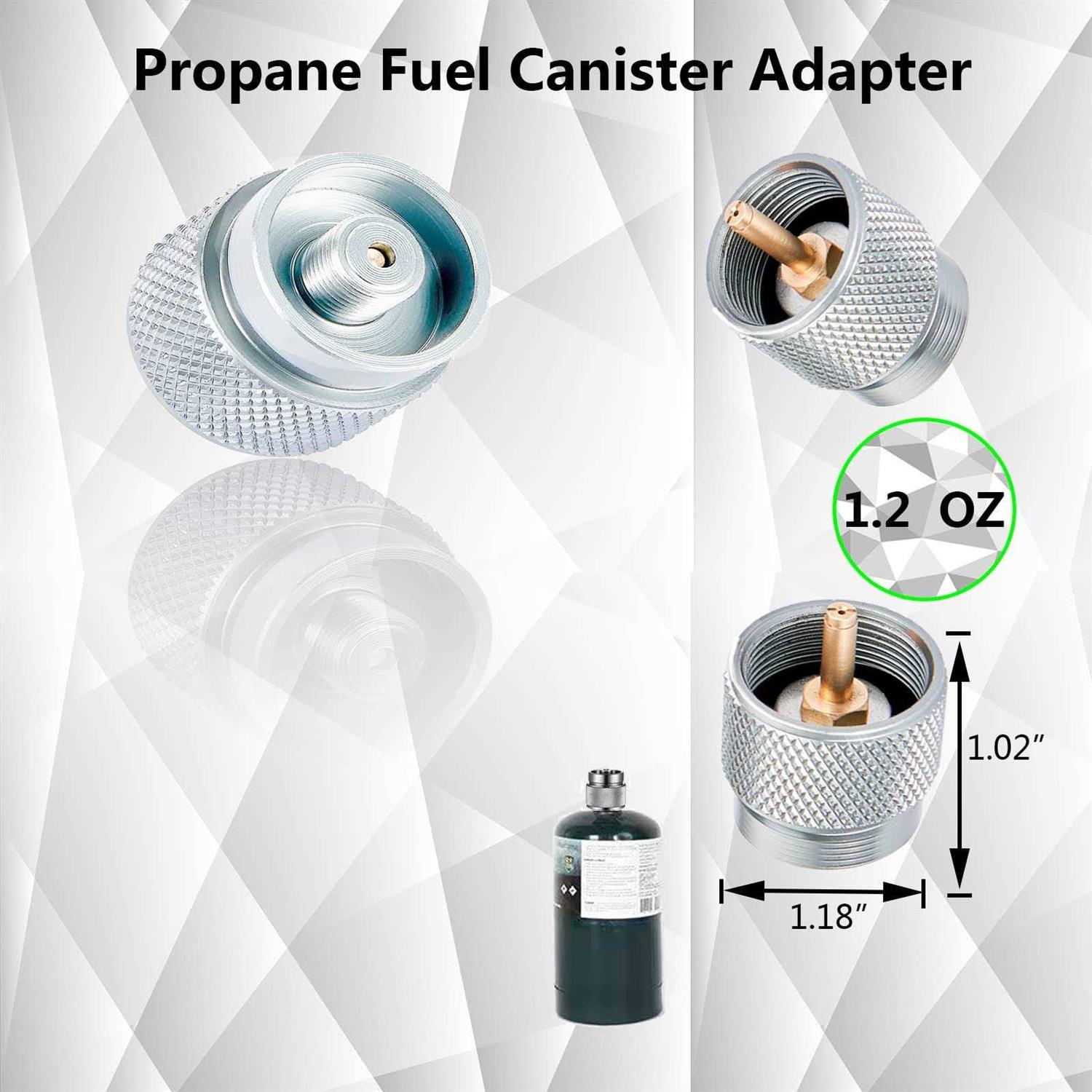 Isobutane Fuel Canister Isobutane Canister Butane Propane Adapter with Exhaust - Inhomebuy