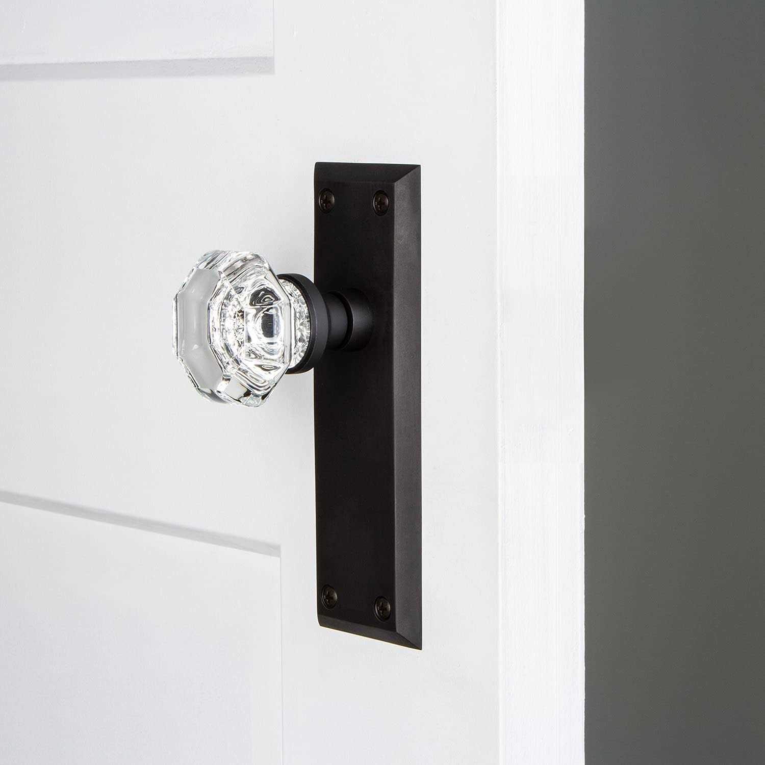 Nostalgic Warehouse New York Plate Single Dummy Waldorf Door Knob - Inhomebuy