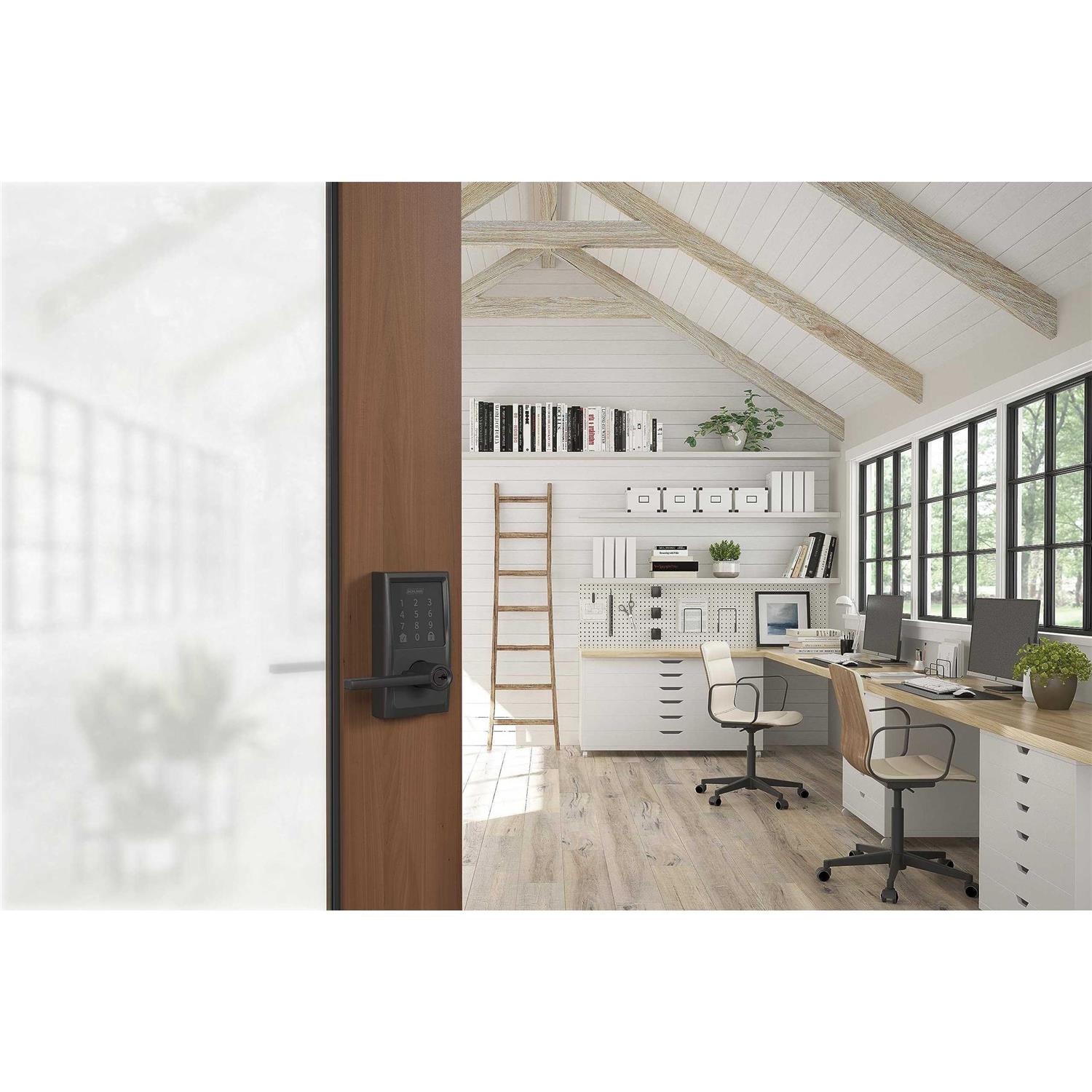 Schlage FE789WB CAM Acc Encode WiFi Accent Lever Smart Lock - Inhomebuy