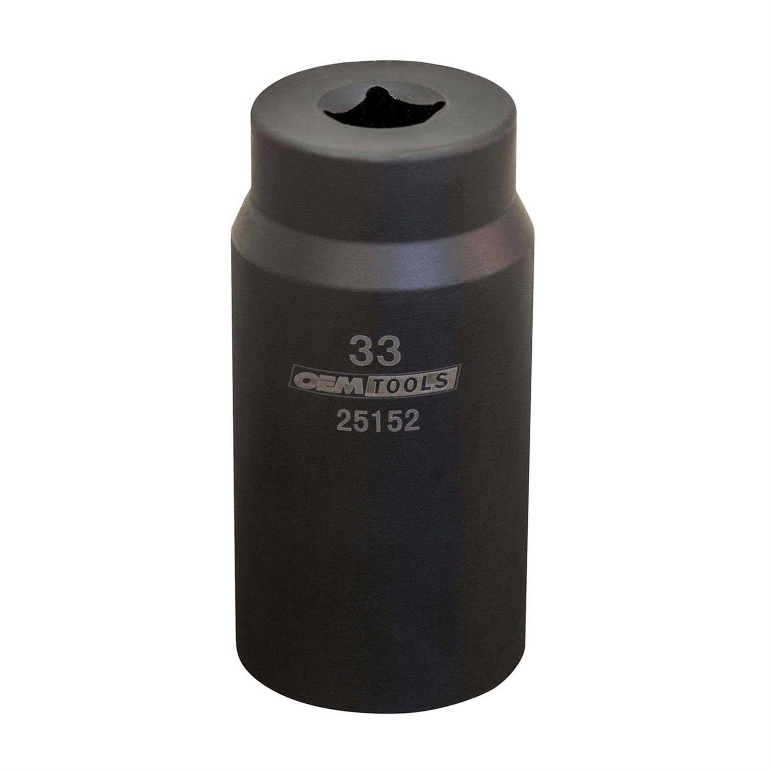 OEMTOOLS 0.50 in Drive 6-Pt 32mm Axle Nut Socket 25204 - Inhomebuy