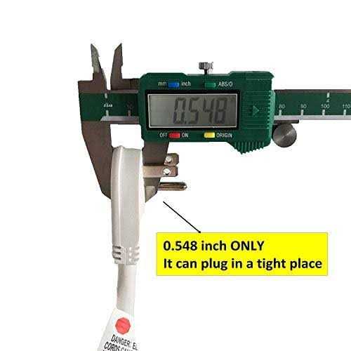 Firmerst 1875W Flat Plug Extension Cord 6 Feet 14 Awg 15A - Inhomebuy