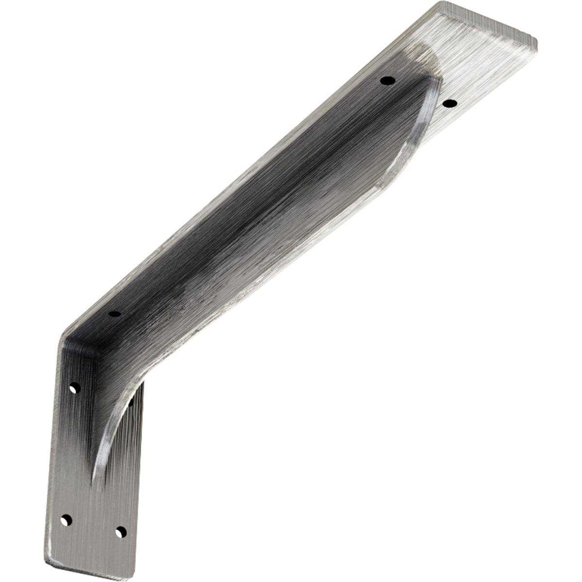 Ekena Millwork 2W x 14D x 5 1/4H Embrey Steel Bracket - Inhomebuy