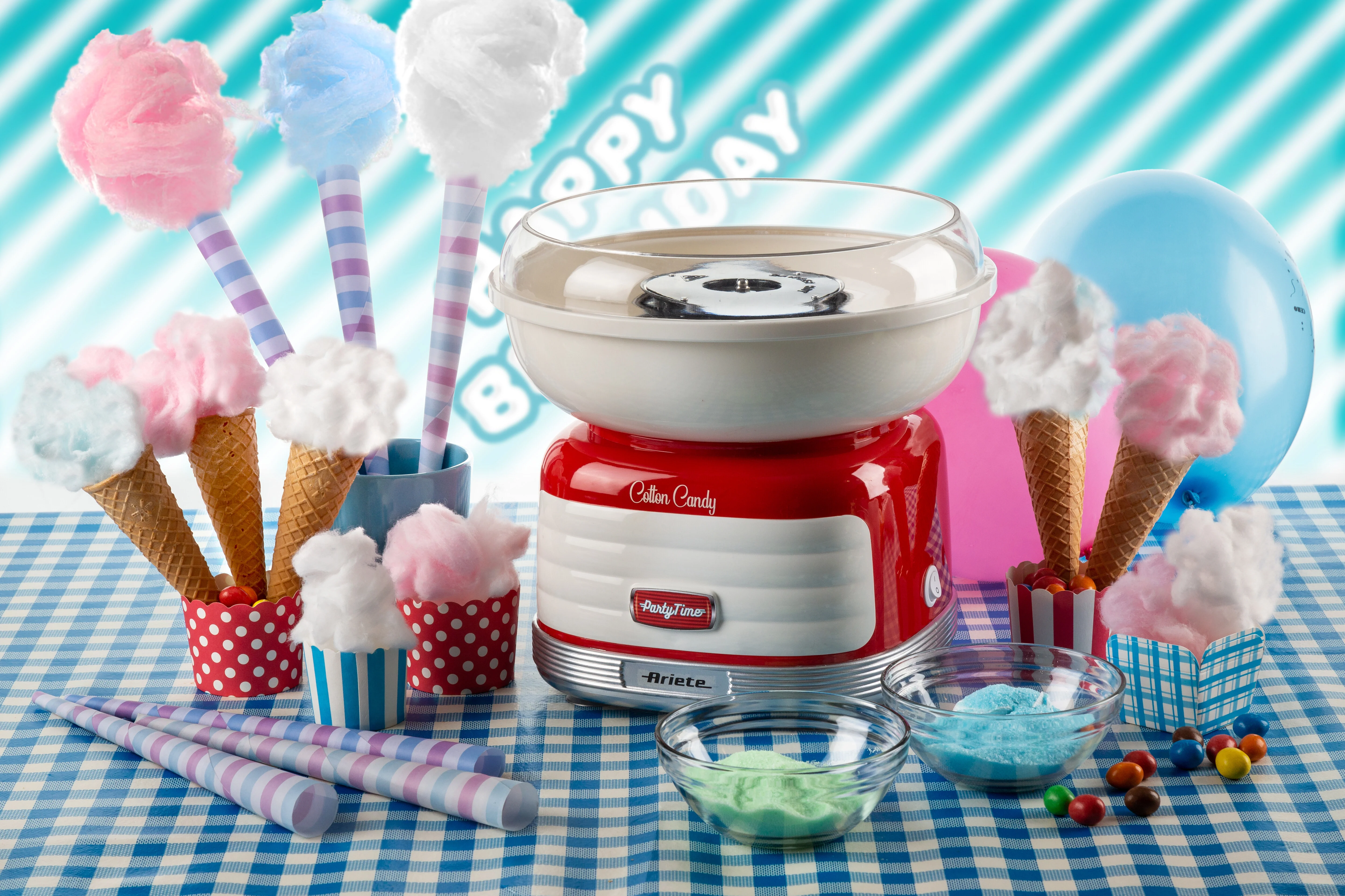 Cotton Candy Machine 450W Red - Inhomebuy