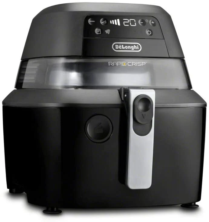 DeLonghi Rapid Crisp Air Fryer: 5Qt, digital controls, 360° view, black | FH2394BK - Inhomebuy