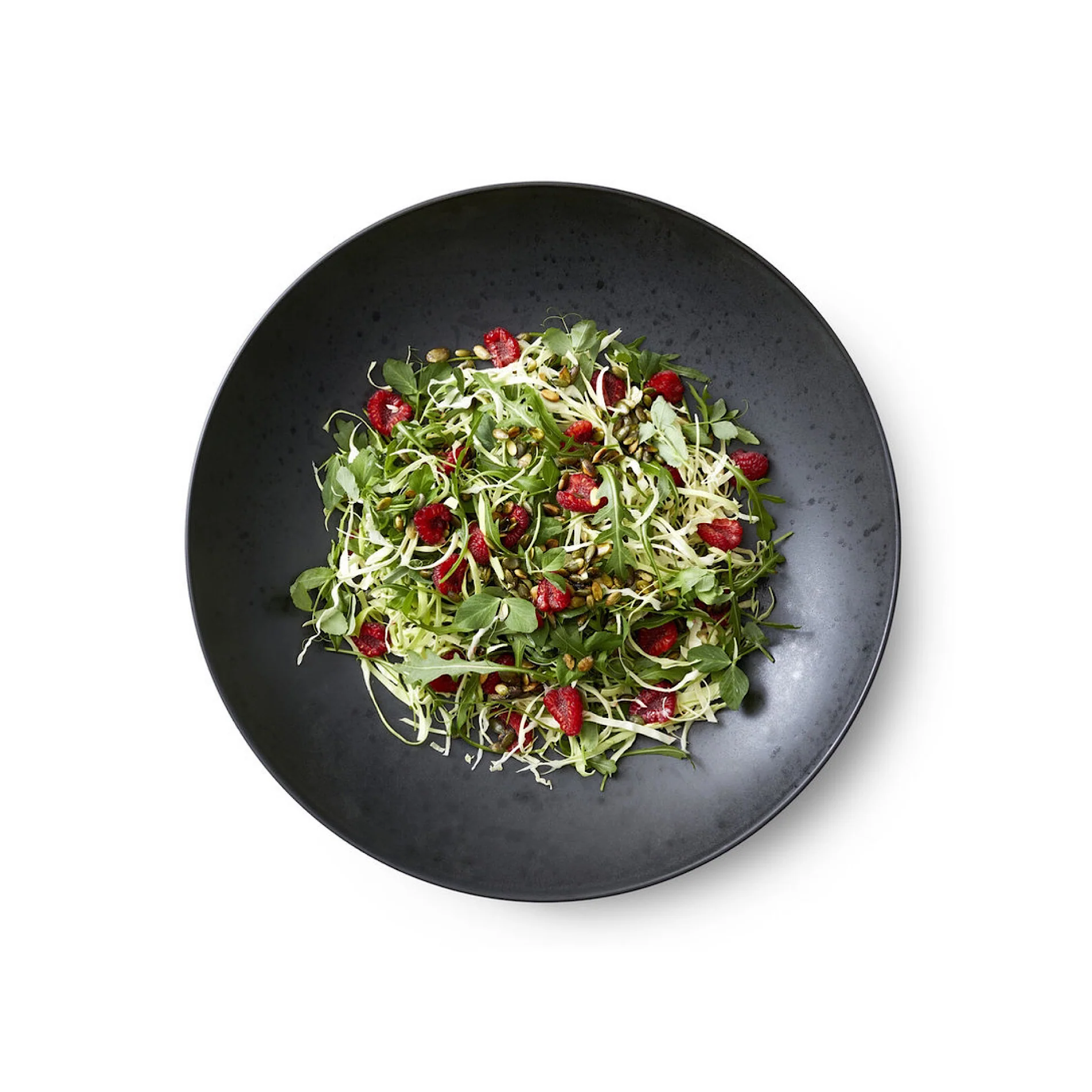 Stoneware Serving Dish 40 cm Mat Black - Inhomebuy