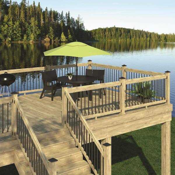 ProWood 6-Step Ground Contact Pressure Treated Pine Stair Stringer - Inhomebuy