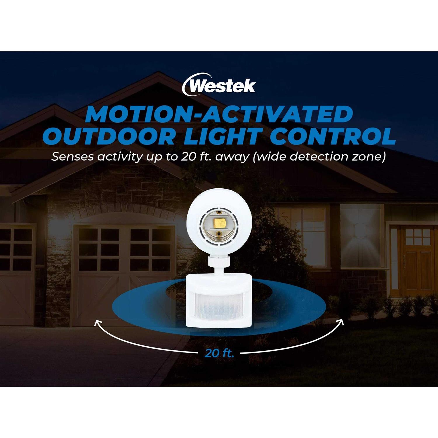 Westek MLC166BC Indoor Motion-Sensing Light Control - Inhomebuy