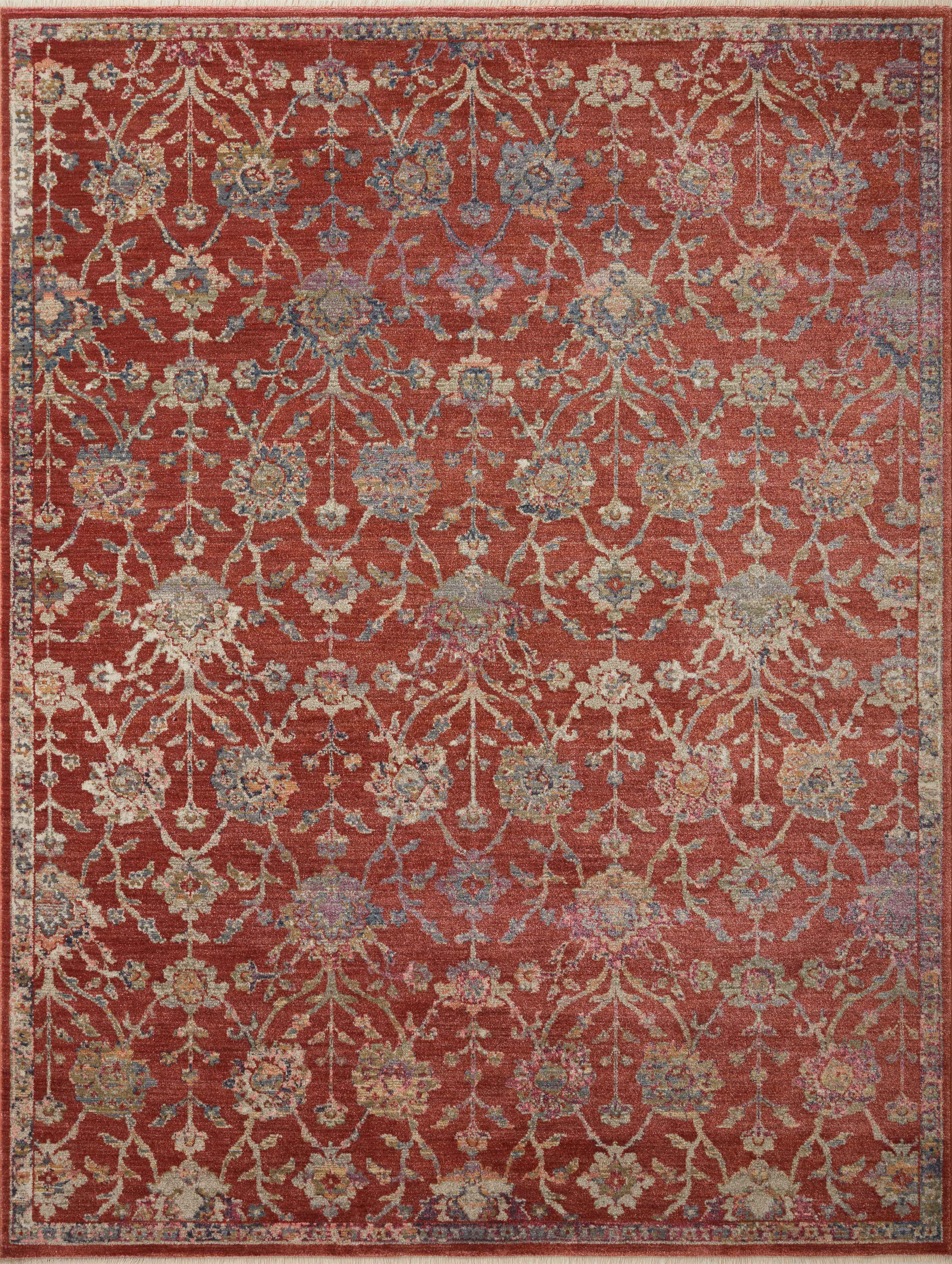 Loloi Rugs Giada Collection Rug in Red, Multi - 11'6