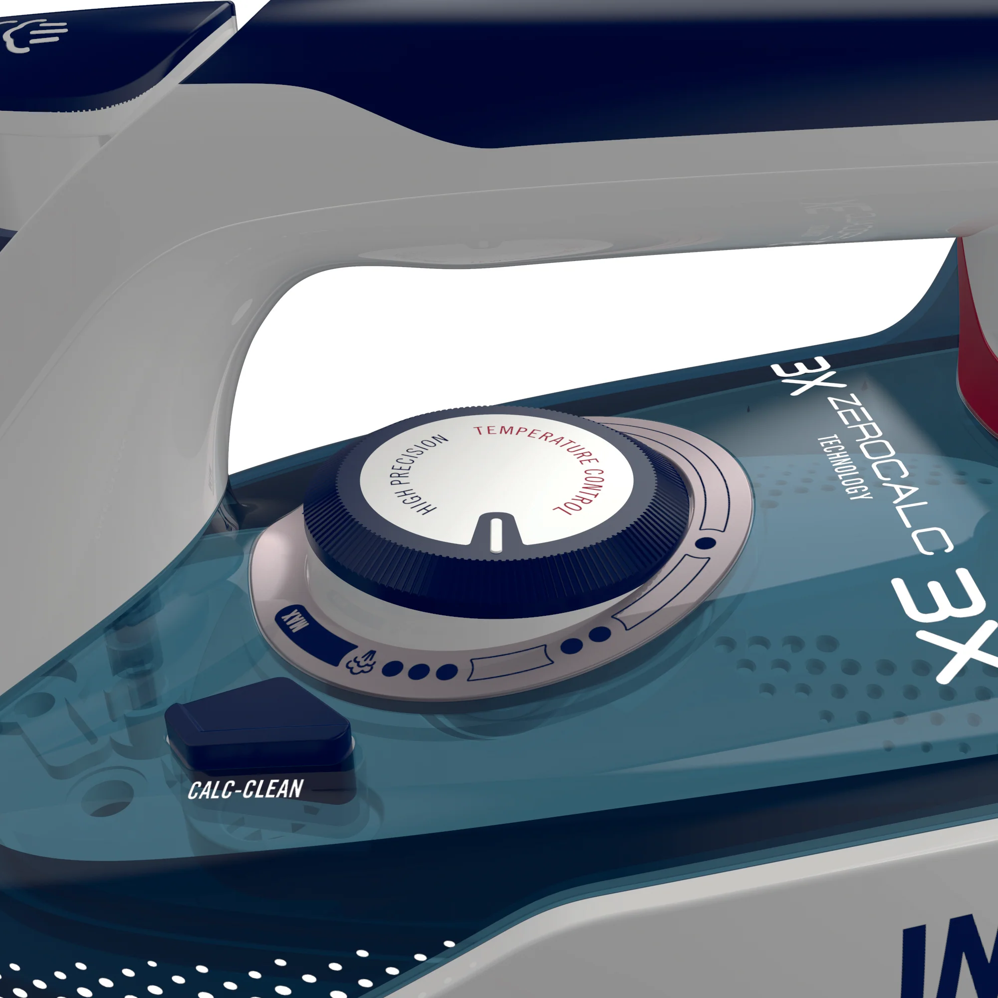 Imetec Steam Iron , 3X Zero Calc  Z3 3500, 2400W, 150G , Anti Drup, S/S Plate - Inhomebuy