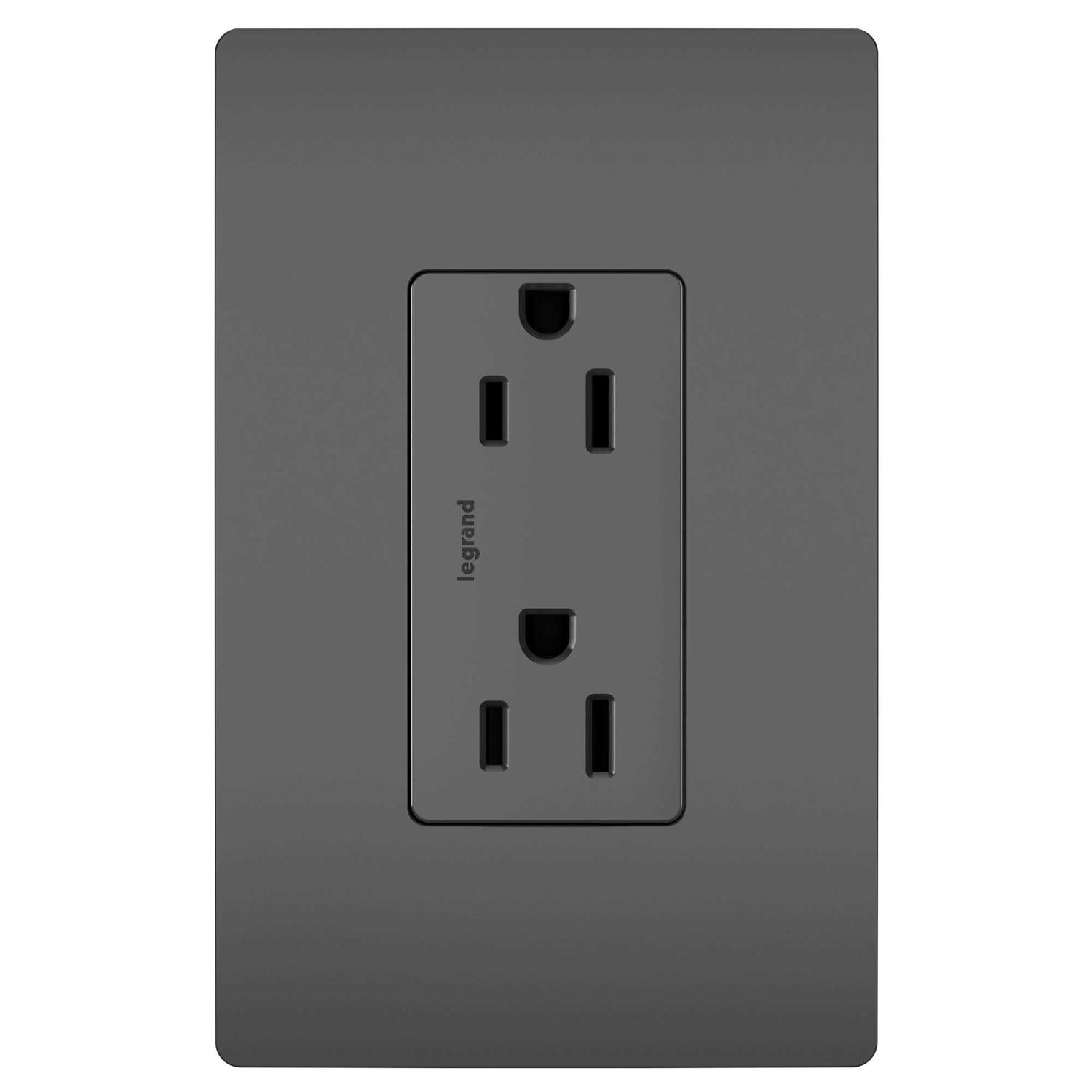 Pass & Seymour Decorator Tamper-Resistant Receptacle 885TRNICC12 - Inhomebuy
