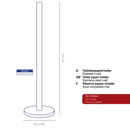 Toilet Paper Holder Carta - Inhomebuy