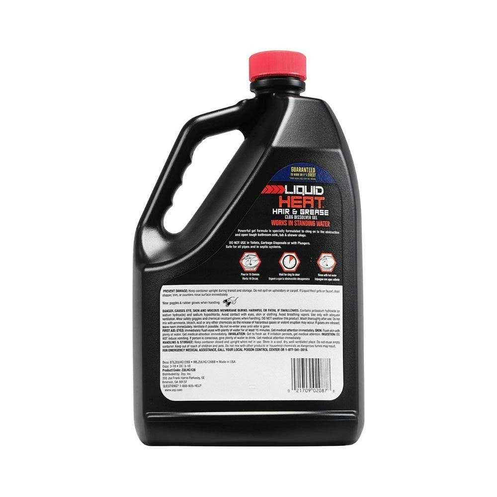 Zep Liquid Heat Drain Opener - Inhomebuy