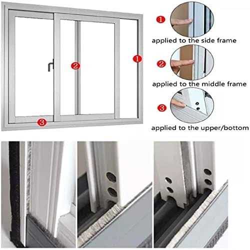 Weather Stripping Door Window Seal Strip 33 Ft Selfadhesive Strong Adhesion - Inhomebuy