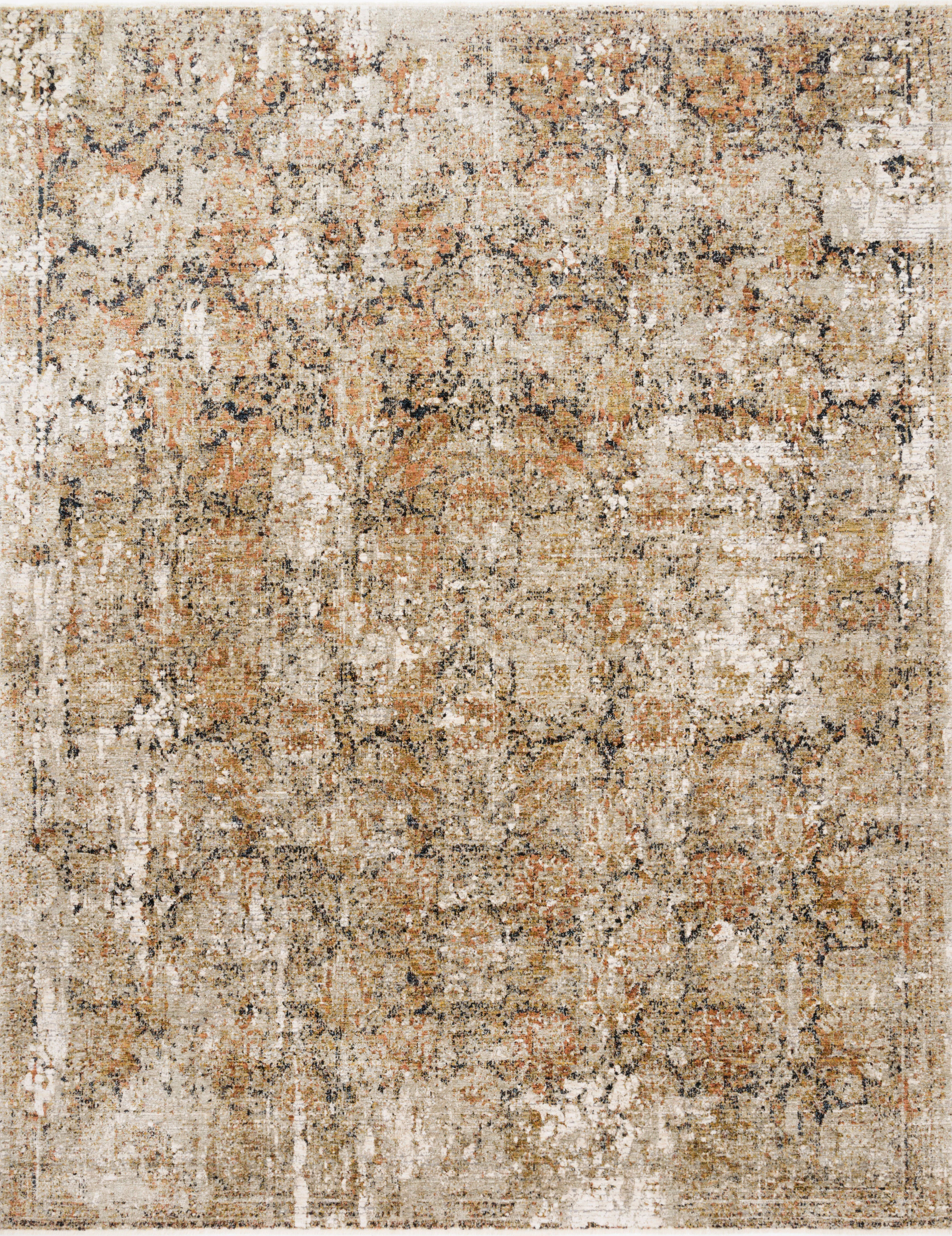 Loloi Rugs Theia Collection Rug in Taupe, Gold - 6'7