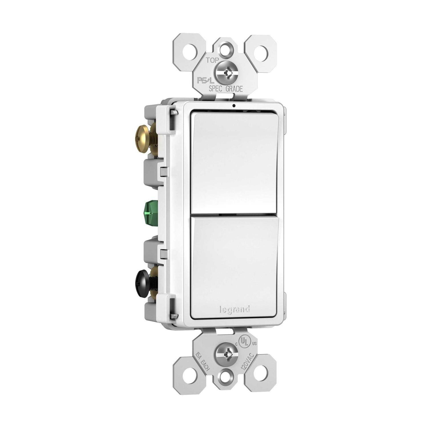 Pass & Seymour Radiant 2 Single-Pole Switch RCD11WCC6 - Inhomebuy