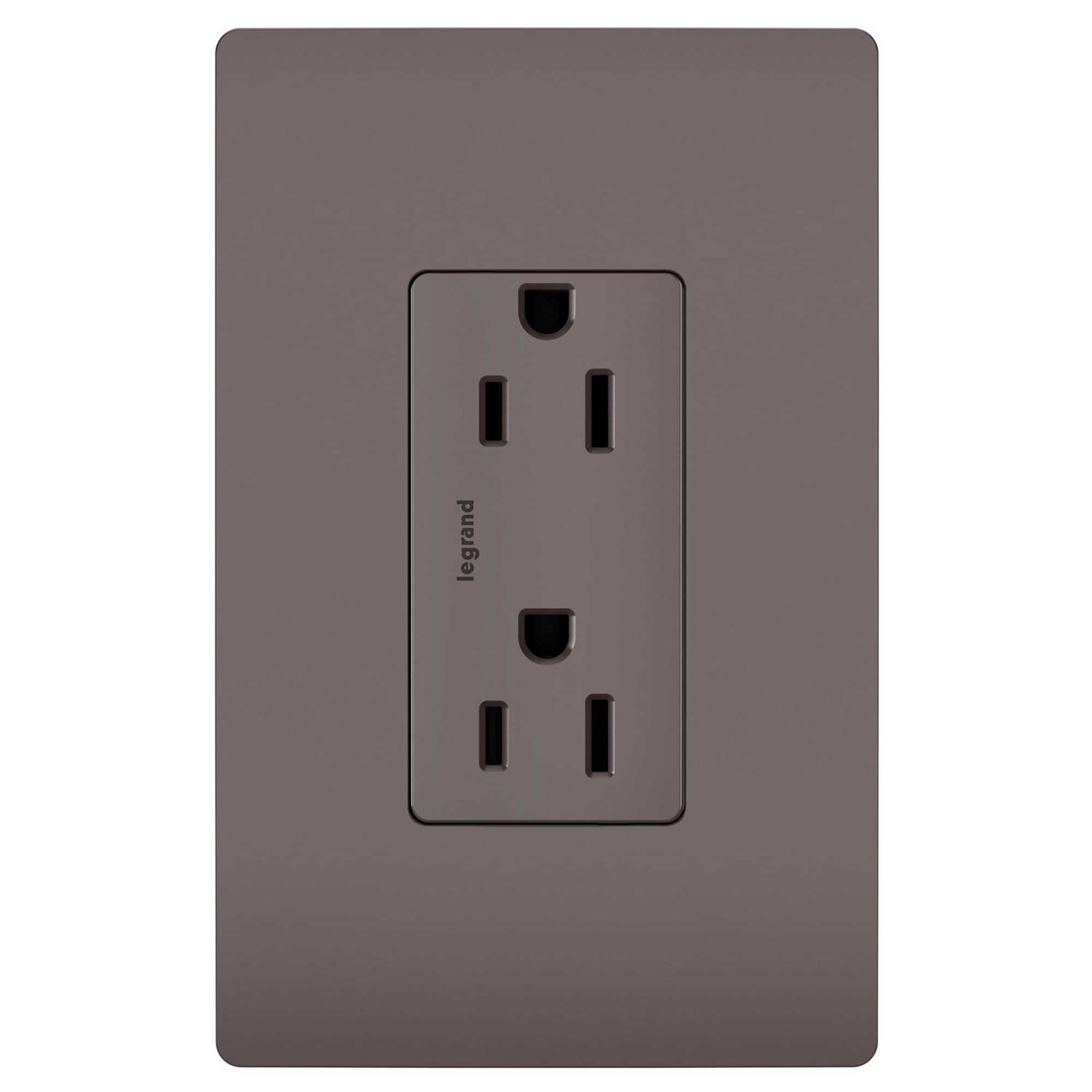 Pass & Seymour Decorator Tamper-Resistant Receptacle. 15 Amp 885TR - Inhomebuy