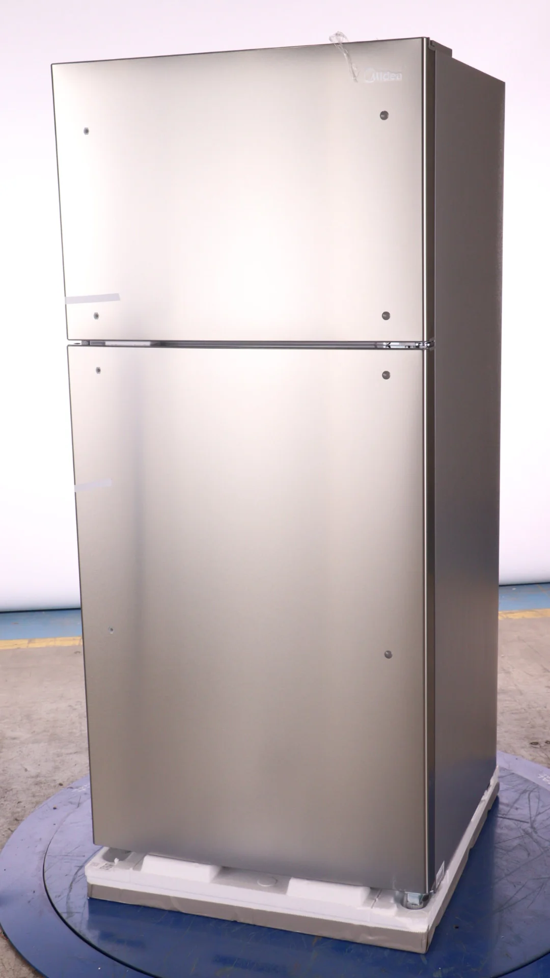 Midea 30 in. 18 cu. ft. Stainless Steel Top Mount Refrigerator - MRT18B2ASL - Inhomebuy