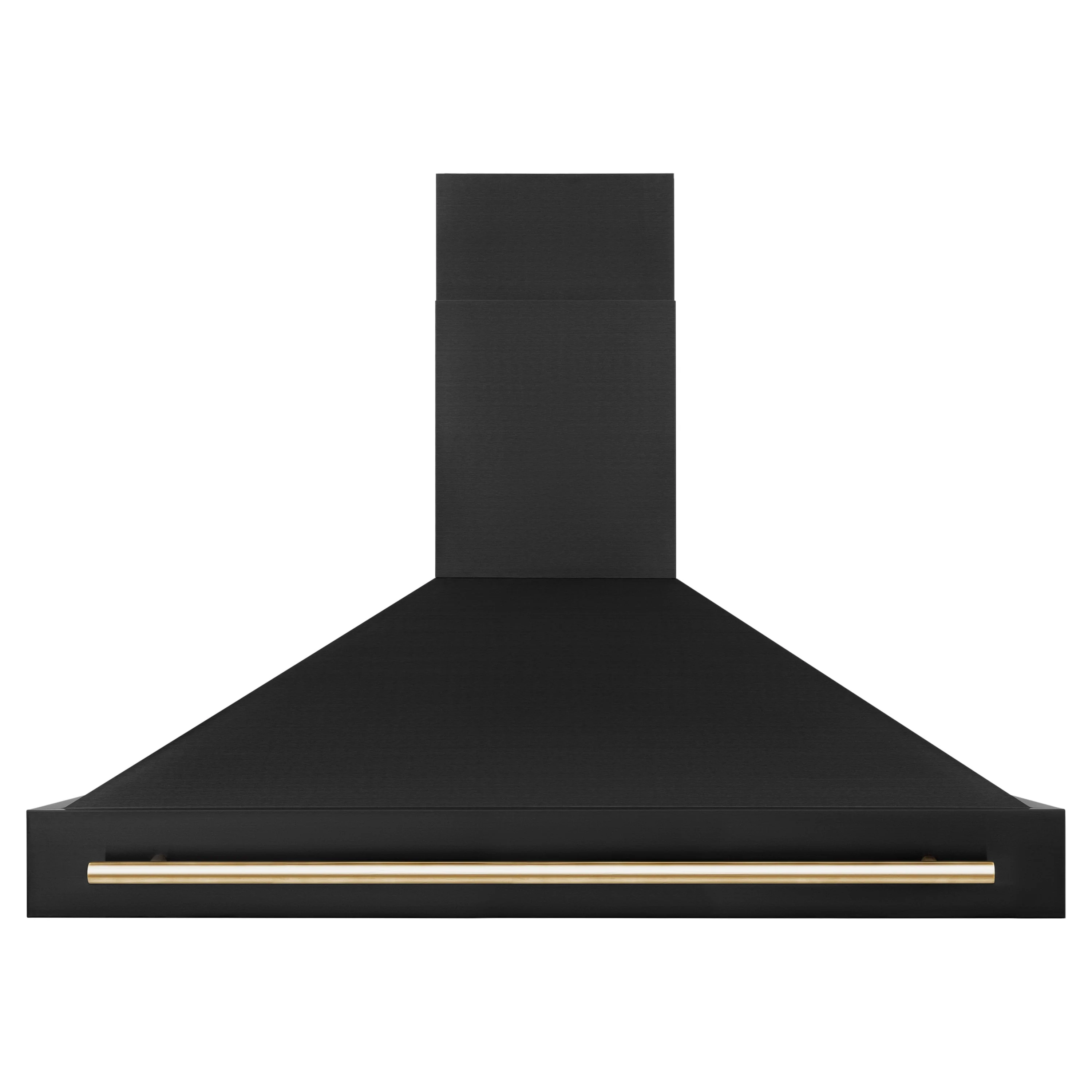 ZLINE 48 in. Autograph Edition Black Stainless Steel Range Hood with Gold Handle, BS655Z-48-G - Inhomebuy