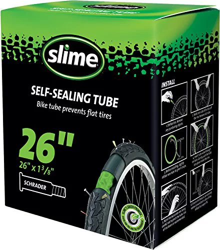 Slime Extra Strong Self-Sealing Bicycle Tube Schrader 1 3/8