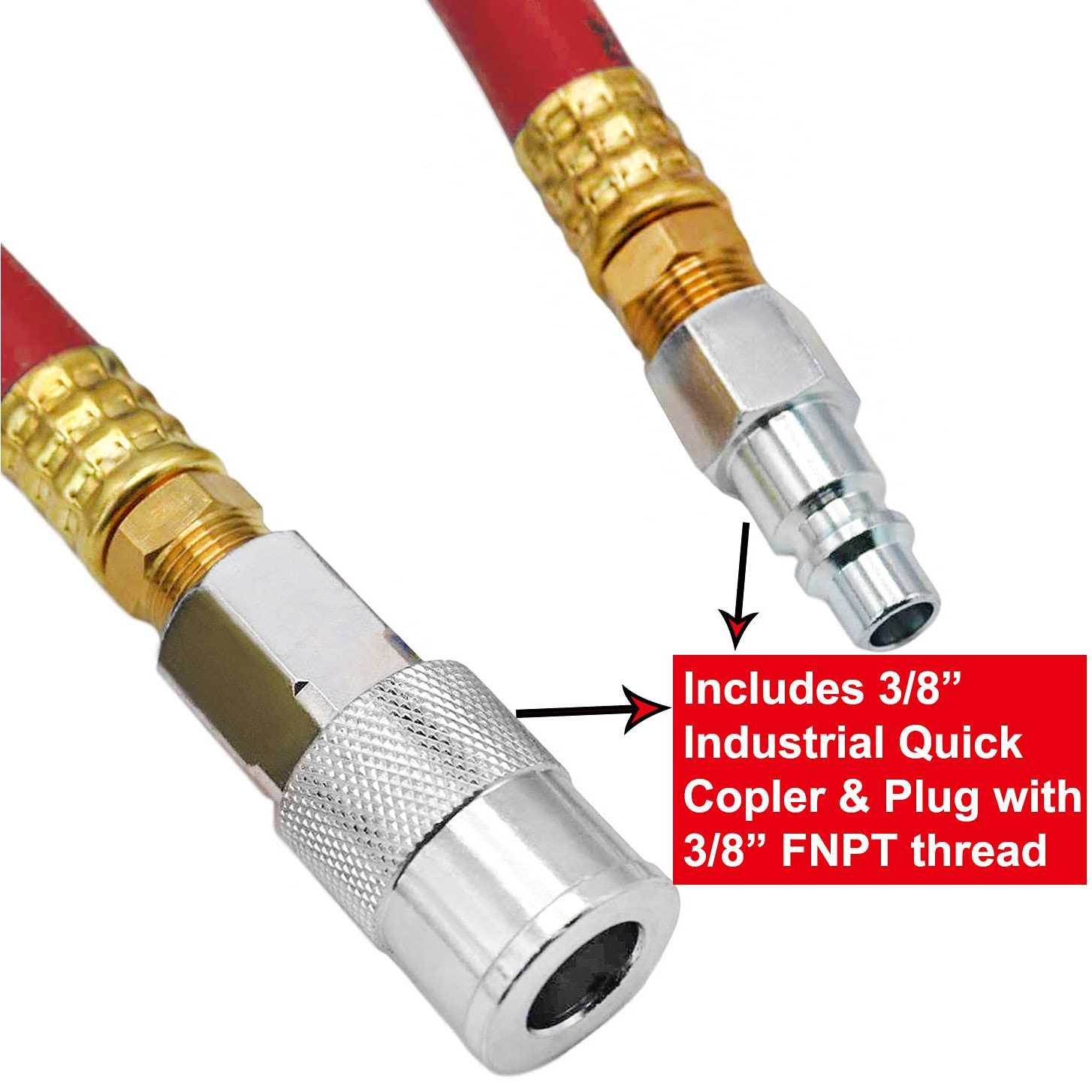 Yotoo Hybrid Air Hose 300 PSI Heavy Duty - Inhomebuy