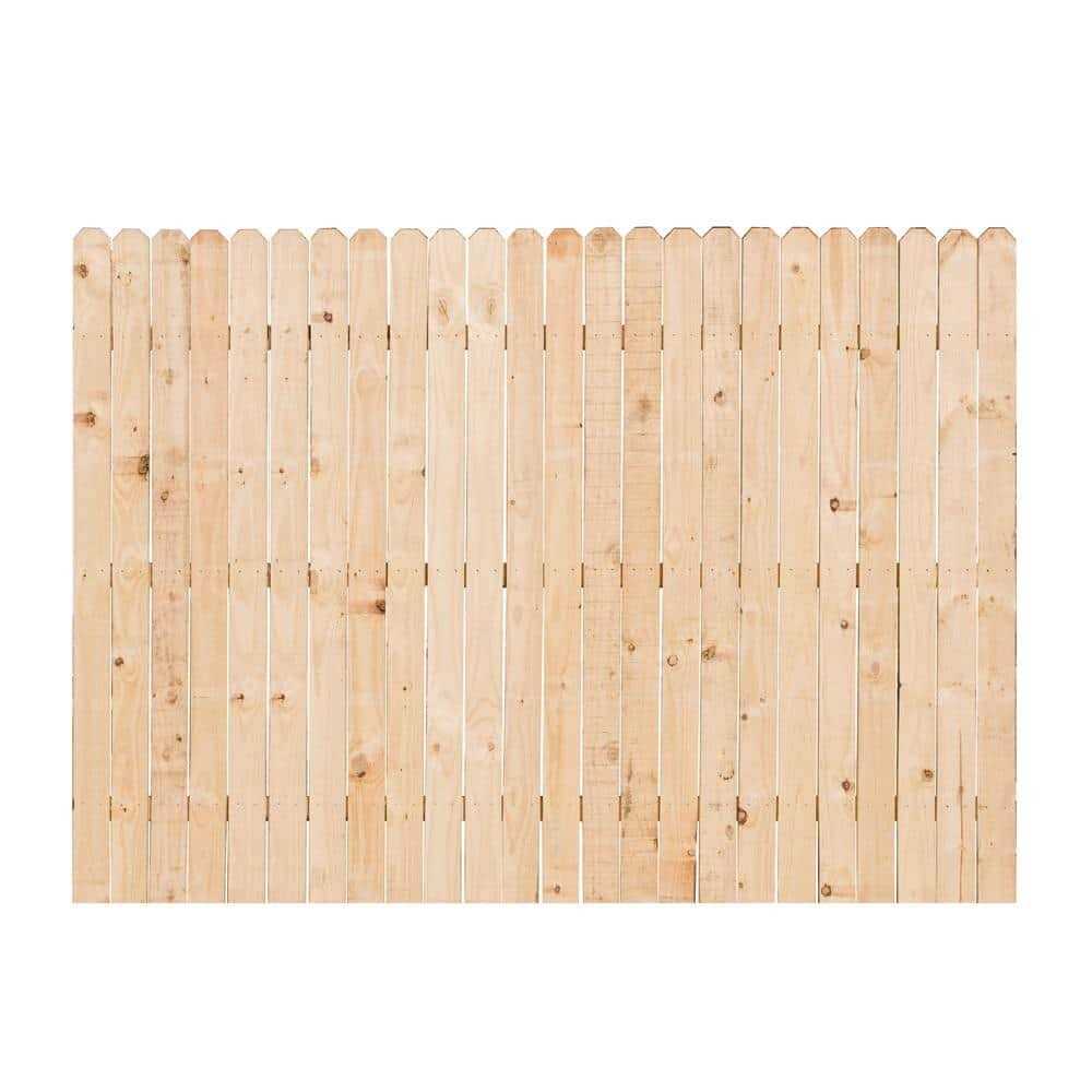 Lowe’s 6-ft x 8-ft Cedar Square-top Fence Panel 73098 - Inhomebuy