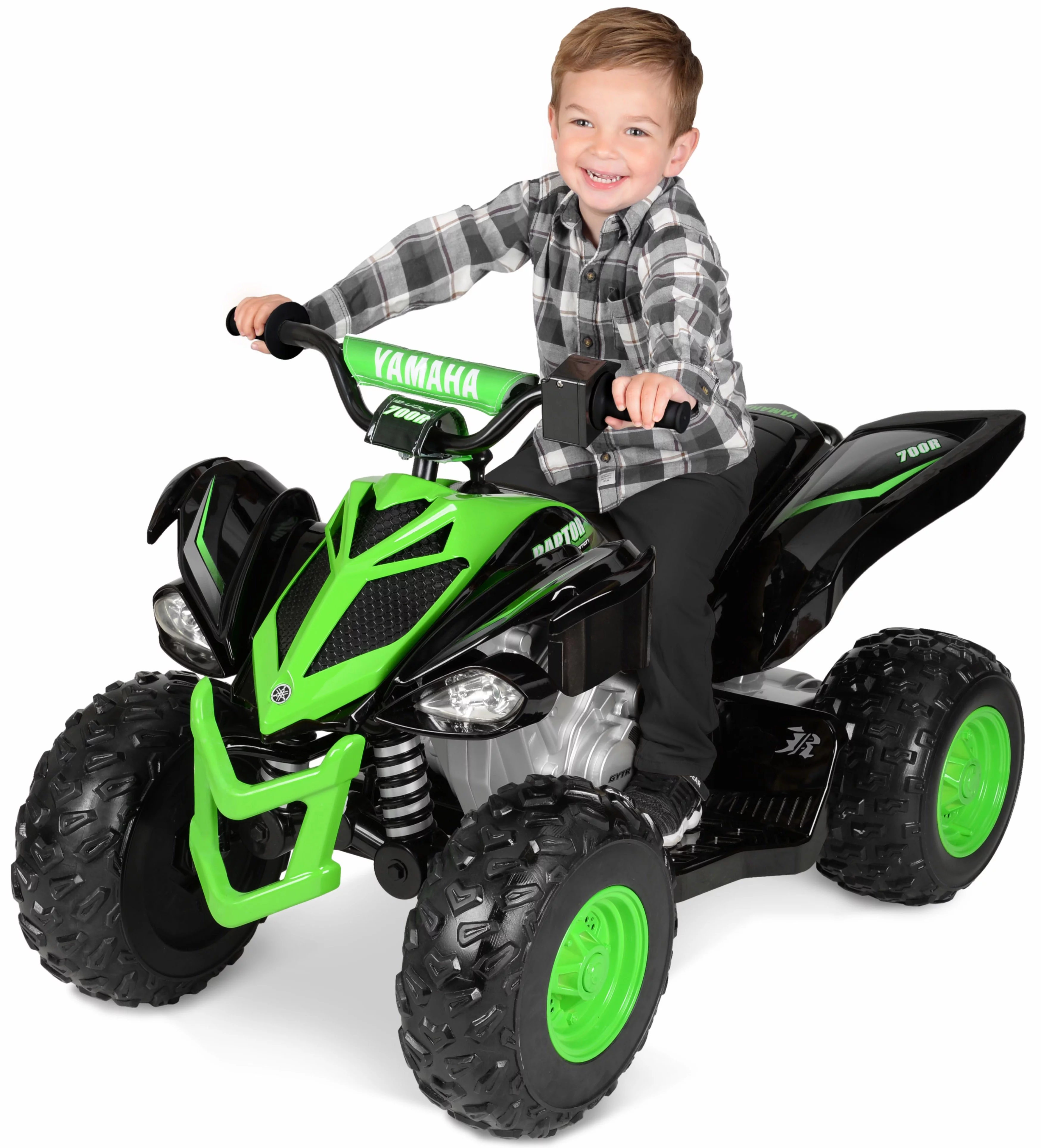 Yamaha 12 Volt Raptor Battery Powered Ride-On - New Custom Graphic Design - for Boys & Girls Ages 3 and up - Inhomebuy
