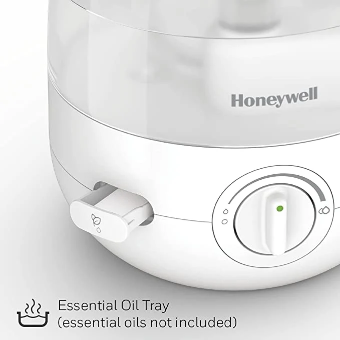 Honeywell Cool Mist Ultrasonic Humidifier: 1/2 gallon, Mini Mist, white | HUL-525WC - Inhomebuy