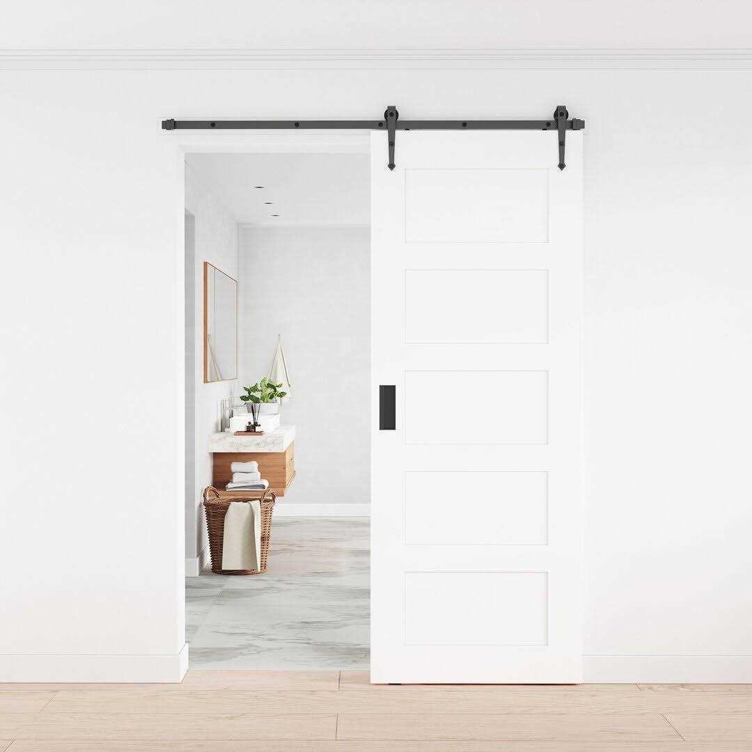 Winsoon Barn Door Lock Hardware Stainless Steel Sliding Privacy Latch for Closet Shed Pocket Doors Wood Gates –Brushed Nickel - Inhomebuy