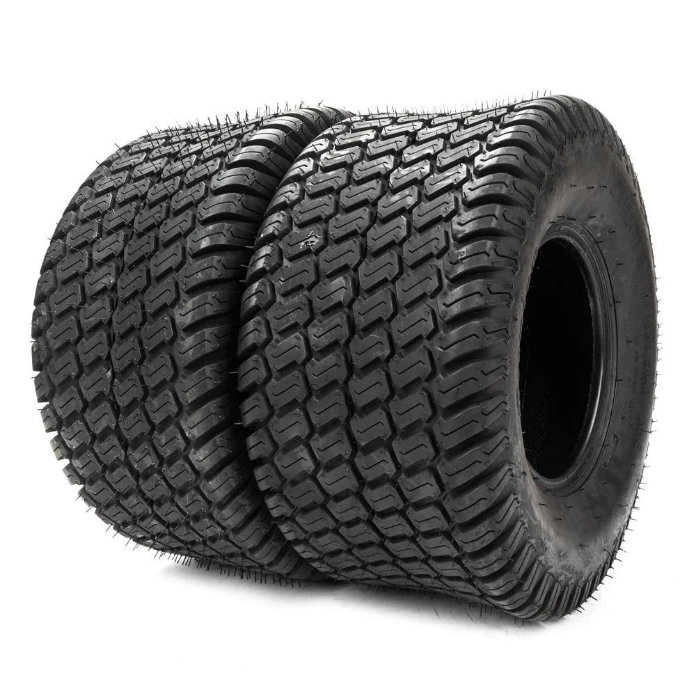 Ktaxon 2 Pack 18x9.50-8 Lawn Mower Turf Tires, Garden Mower Tractor Cart Tires, 4PR Golf Cart Tires, Tubeless - Inhomebuy