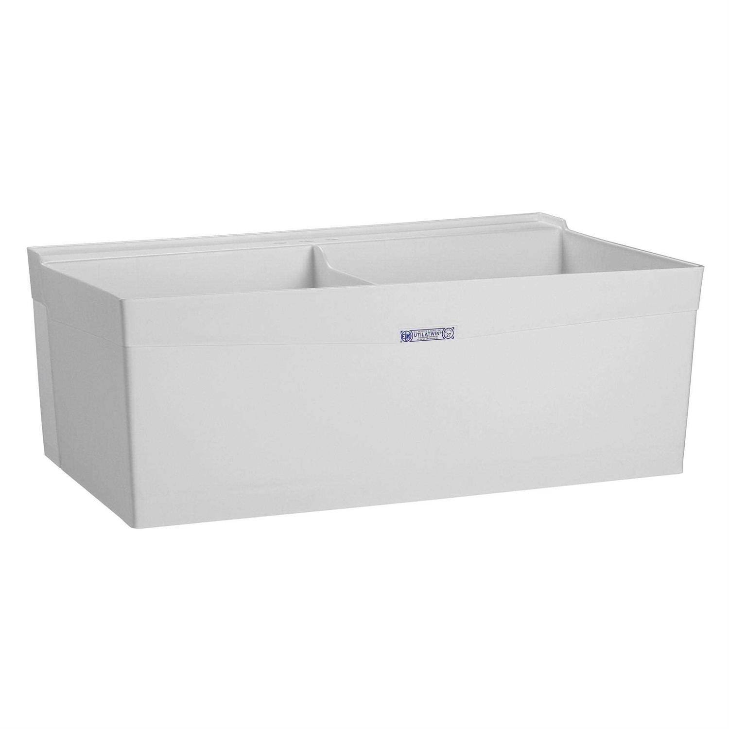 Mustee 27F Utilatwin Double Laundry Tub - Inhomebuy