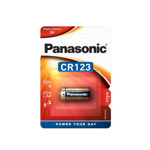 Panasonic Lithium Camera Battery: 3V x 1 | CR123A - Inhomebuy