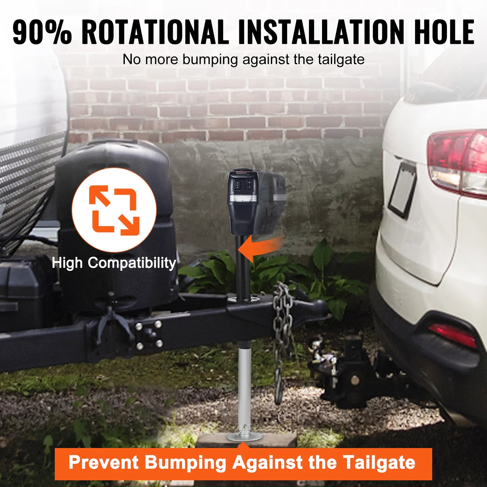 BENTISM Electric Trailer Jack 4000 lbs Power Tongue Jack for RV Trailer & Camper - Inhomebuy