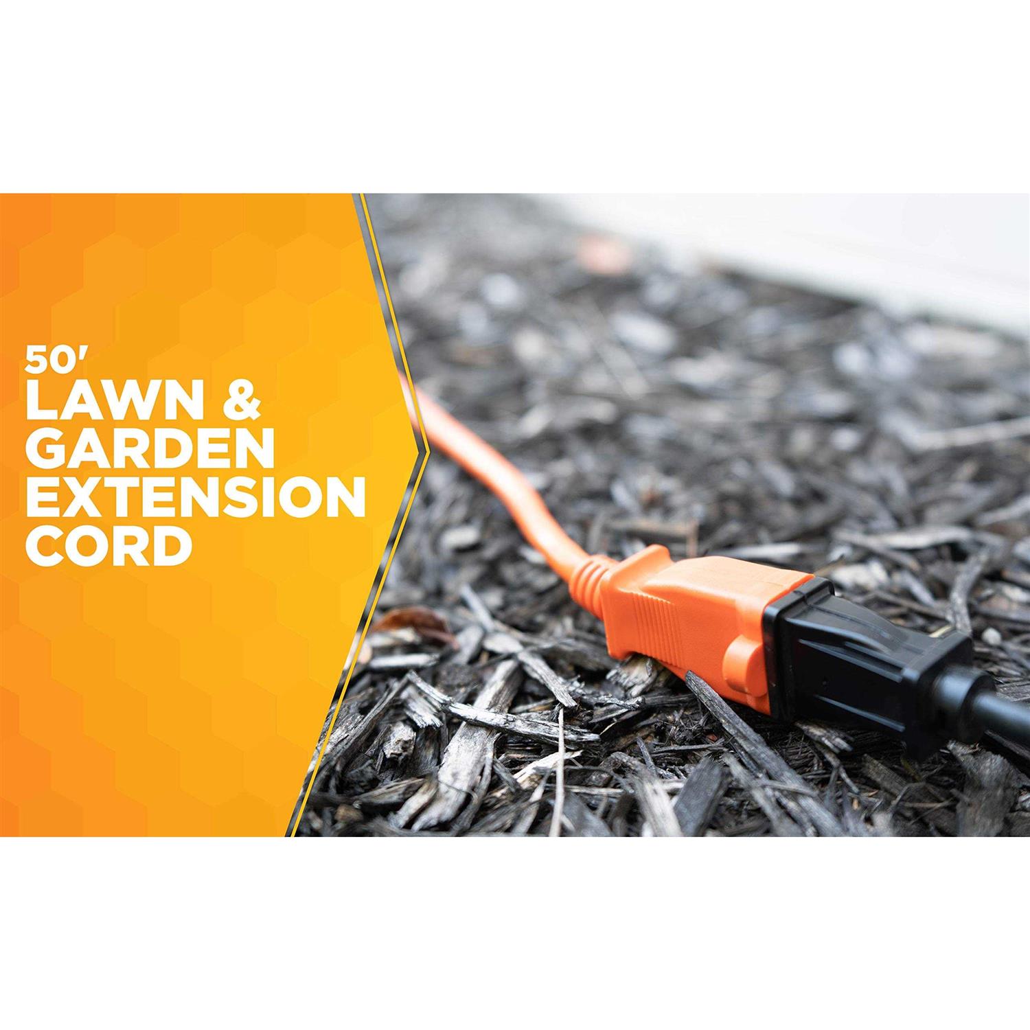 Woods Cube Extension Cord with Power Tap - Inhomebuy