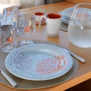 Mare - Stackable Glass - Ecozen - Coral - Set 6 pcs - Inhomebuy