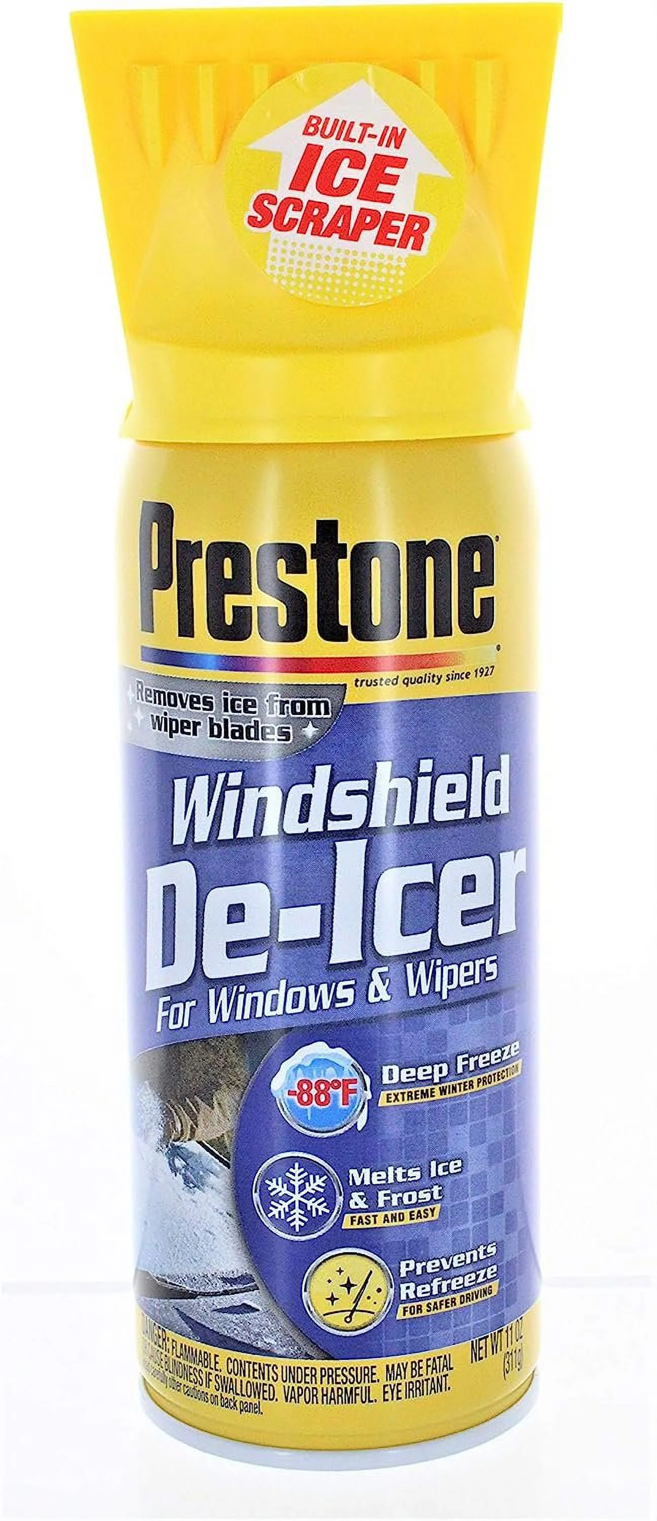 Prestone AS242 Windshield De-Icer - 11 oz. Aerosol 2 Pack - Inhomebuy