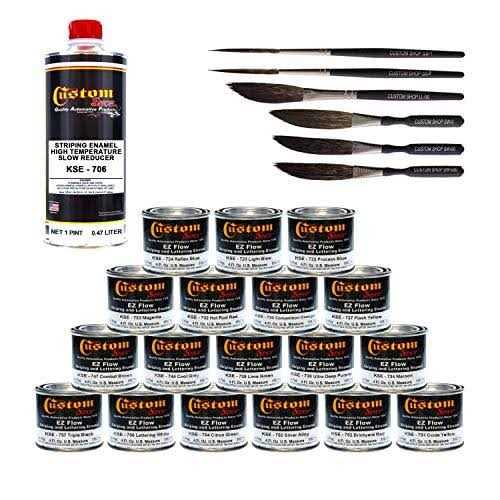 Custom Shop Lettering Enamel/Pinstripe Paint Colors - Inhomebuy