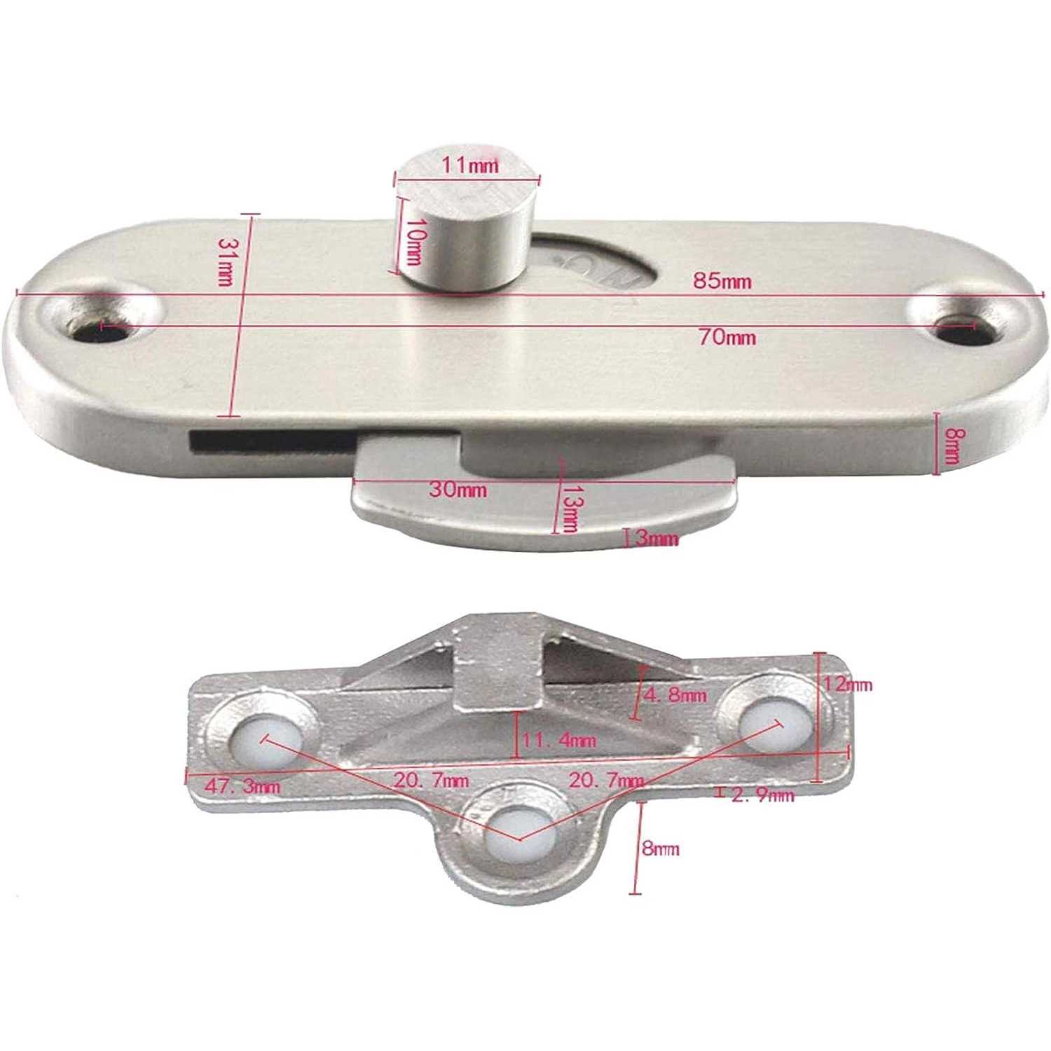 Sliding Door Latch Pool Safety Latch Two Way Opening Sliding Door Latch - Inhomebuy